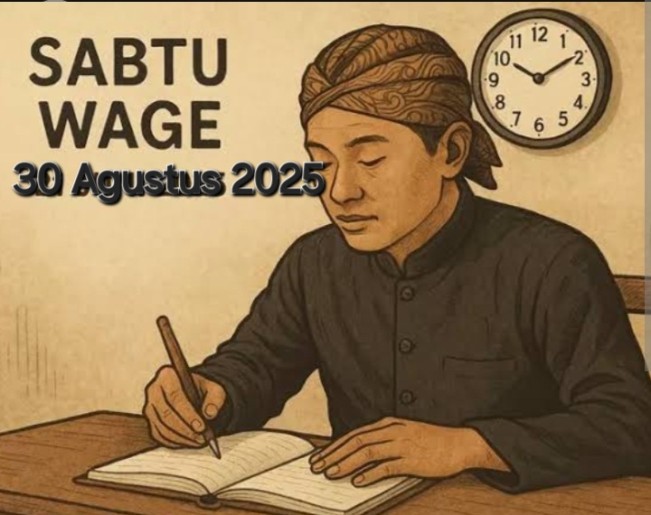 Ilustrasi Sabtu Wage dalam kalender Jawa. [Int]
